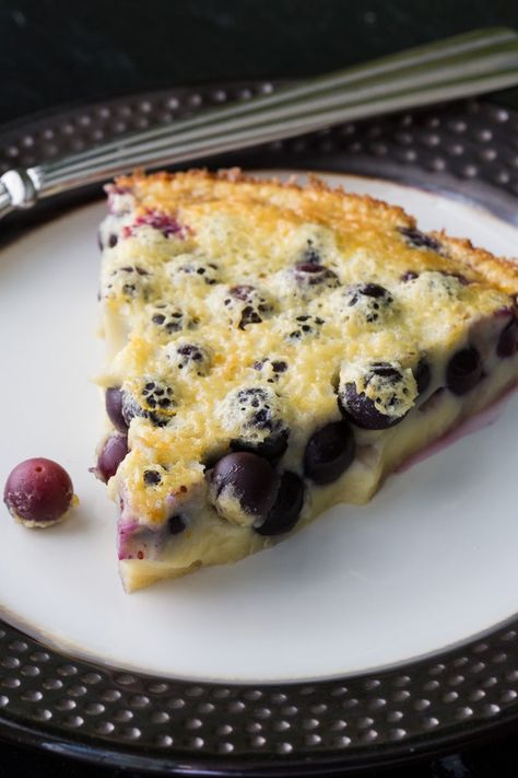 Blueberry Clafoutis Made Easy • Recipe for Perfection Baking Blueberries, Blueberry Clafoutis, Clafoutis Recipe, Clafoutis Recipes, Classic French Desserts, Creative Baking, Blueberry Desserts, Dessert Candles, Creme Caramel