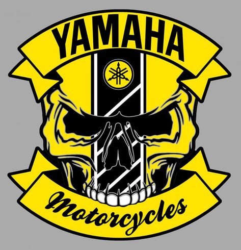 Motorcycle Stickers Design, Viking Tattoo Symbol, Magnet Ideas, Sticker Logo, Motorcycle Black, On Motorcycle, Yamaha Motorcycles, Stickers Design, Motorcycle Stickers