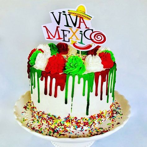 Pasteles Mexicanos - Pasteles D' Lulú Mexican Fiesta Cake, Kabuto Yakushi, Mexican Cake, Fiesta Cake, Mexican Birthday, Mexican Party Theme, Pallet Decor, Mexican Party, Holiday Cakes