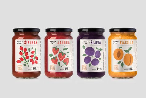 (89) “Dunst” homemade produce – Packaging Of The World Jam Label Design, Jam Packaging Design, Jam Branding, Jar Packaging Design, Jars Packaging, Jam Jar Labels, Lecture Poster, Jam Packaging, Jam Label