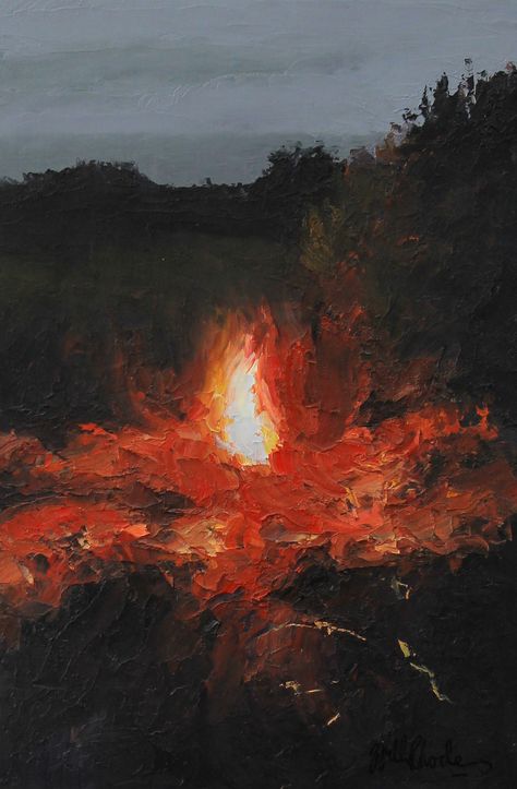 William Rhodes, 2015. Beach fire Fire Oil Painting, Painting Fire, Hall Painting, Beach Fire, Fire Painting, Beach At Night, Rennaissance Art, Hozier, Night Painting