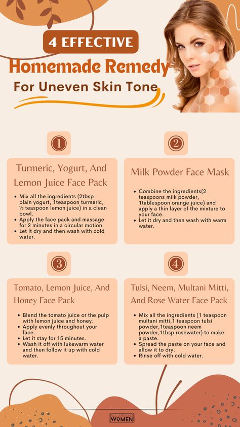 4 Effective Homemade Remedy For Uneven Skin Tone, uneven skin, skin care Eventone Skin Remedies, Remedy For Uneven Skin Tone, Face Mask For Even Skin Tone, Remedies For Uneven Skin Tone, Face Mask For Uneven Skin Tone, How To Get Even Skin Tone On Face, Uneven Skin Tone Remedies, Even Skin Tone Naturally, Pigmentation Remedy