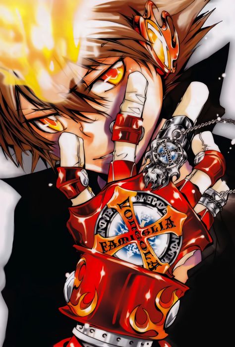 Sawada Tsunayoshi, Reborn Katekyo Hitman, Hitman Reborn, Video Game Art, I Wallpaper, Manga To Read, Image Boards, Anime Fanart, Anime Images