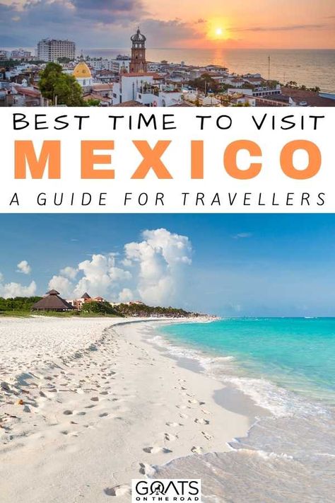 Visiting Mexico and wondering when is the best time to go? In this traveller’s guide, we compiled some details to the best time to visit Mexico for all seasons! Whenever you can go and explore this one of the most stunning Latin American countries to visit and enjoy this amazing country that has a lot to offer! | #Mexico #TravelTips #MexicanWeather Mexico In December, Koh Lanta Thailand, Explore Mexico, Lifestyle Board, Mexico Travel Guides, Mexico Travel Destinations, Travel Secrets, Mexico Destinations, Central America Travel