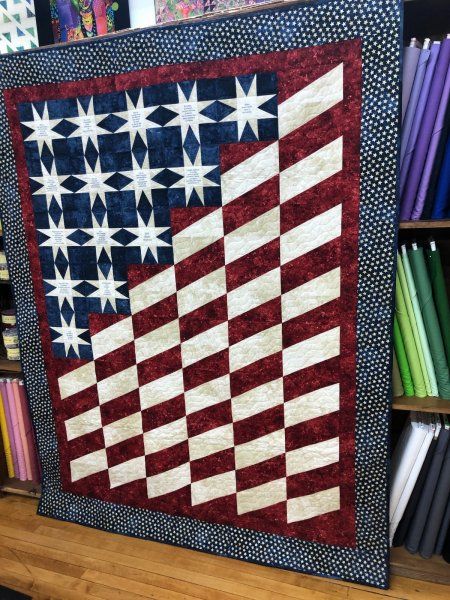 Studio 180 Thankful Stars Quilt Quilt Of Valor Patterns Free, Patriotic Quilts Patterns Free, Quilts Of Valor Patterns Free Easy, Patriotic Quilt Patterns, Flag Quilts, Watch Hacks, American Quilts Patterns, Americana Quilts, American Flag Quilt