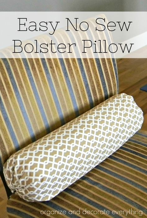 Make this easy No Sew Bolster Pillow in just a few minutes Sew Bolster Pillow, Easy No Sew Pillow Covers, Cape Tutorial, No Sew Pillow Covers, Cylinder Pillow, Diy Yoga, Diy Pillow Covers, Easy Baby Blanket, Roll Pillow