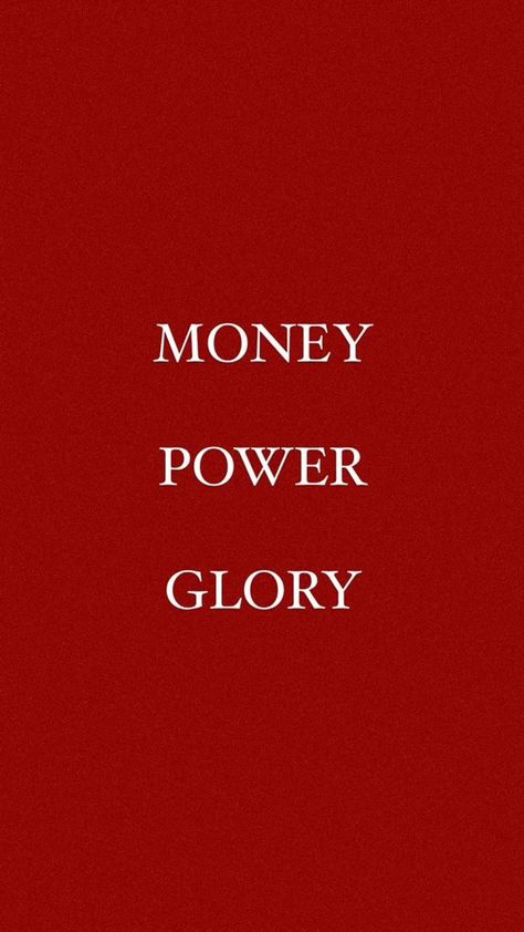 Money Power Glory, Red Quotes, Vision Board Affirmations, Ayat Alkitab, Motiverende Quotes, Money Affirmations, Quote Aesthetic, Pretty Quotes, Affirmation Quotes