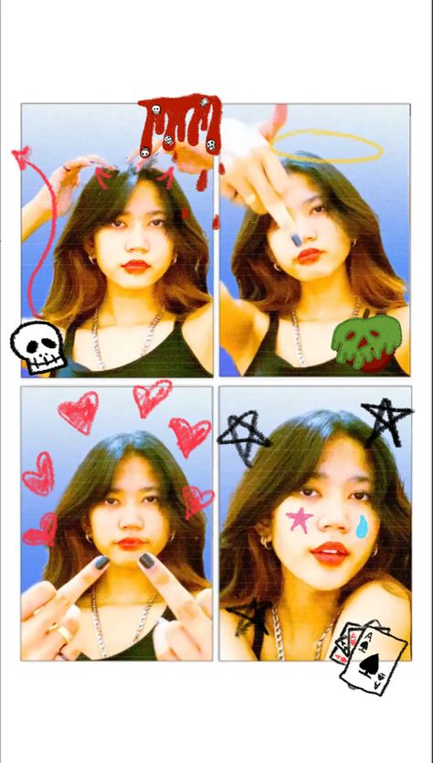 Ig Edit Ideas Aesthetic, Doodling On Photos Aesthetic, Photobooth 90s, Y2k Photobooth, 90s Doodles, Aesthetic Feed Instagram, Flash Photography Aesthetic, Photobooth Aesthetic, Photo Doodle