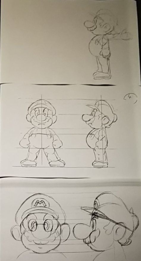 Mario Reference, Mario E Luigi, Mario Fan Art, Cartoon Drawing Tutorial, Animal Illustration Art, Super Mario Art, Reference Sheet, Nintendo Art, Model Sheet