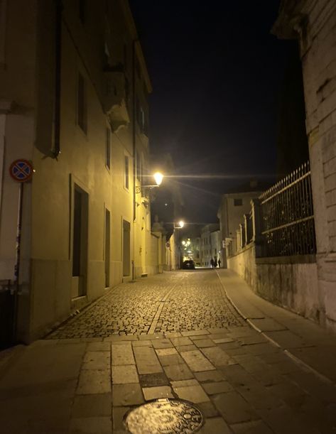 nighttime italy european city at night bassano del grappa italy aesthetic streets Italy Night Aesthetic, European Nights, Levanto Italy, Napoli Italy, Italy Street, Bassano Del Grappa, Italian Street, Europe Aesthetic, City At Night