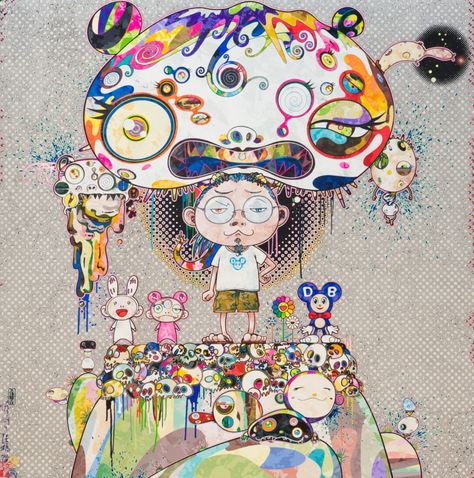 Murakami Artist, Murakami Art, Takashi Murakami Art, Hong Kong Art, Superflat, Takashi Murakami, Lowbrow Art, Pop Surrealism, Art Basel