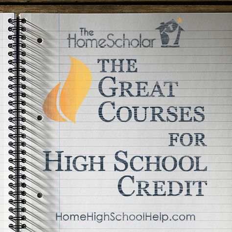 The Great Courses for High School Credit - HS Blog Homeschool Assessments, Minimalist Homeschooling, Homeschool Student Planner, High School Electives, Homeschool High School Curriculum, High School Credits, Unit Studies Homeschool, Homeschool Middle School, High School Curriculum