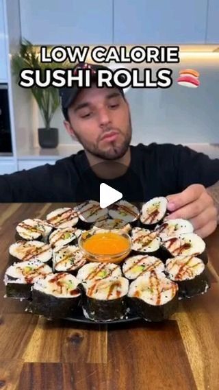 Meal Prep Recipes on Instagram: "Healthy Low Calorie Sushi Rolls 🍣  By @_aussiefitness  Only 28 Calories Each! 😋  If you love sushi this recipe is a game changer! It has half the calories compared to takeaway sushi & is easily customisable to suit your liking. This is the perfect way to satisfy your cravings while keeping you full as it allows you to physically eat MORE food while keeping the calories low!  Macro Comparison: My Recipe(including fillings) (Macros: Total - 20 Pieces) 555 Calories 19gC | 20gF | 68gP  Takeaway Sushi(Macros: Total - 10 Pieces) 613 Calories 82gC | 32gF | 18gP  Ingredients: 600g Cauliflower Rice (Birdseye Cauliflower Rice - can be substituted for regular blended & strained cauliflower) 1 Tsp Rice Vinegar 1 Tsp Mirin 1 Tsp Sesame Oil 90g Light Cream Cheese (Phil Cauliflower Rice Sushi Bowl, Sushi Macros, High Protein Sushi, Low Calorie Sushi, Tuna Sushi Rolls, Nori Wrap, Sushi Bake, Tuna Sushi, Healthy Low Calorie