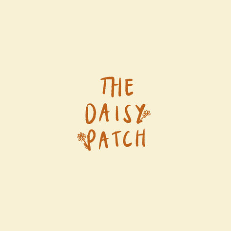 A hand drawn logo always adds so much character and this one definitely did exactly that🤩  We had a lot of fun illustrating the custom typography for this gardening club branding! Hand Drawn Logos, Artsy Logo, Hand Written Logo, Organic Illustration, Illustrated Logo, Gardening Club, Daisy Patches, Club Branding, Custom Typography