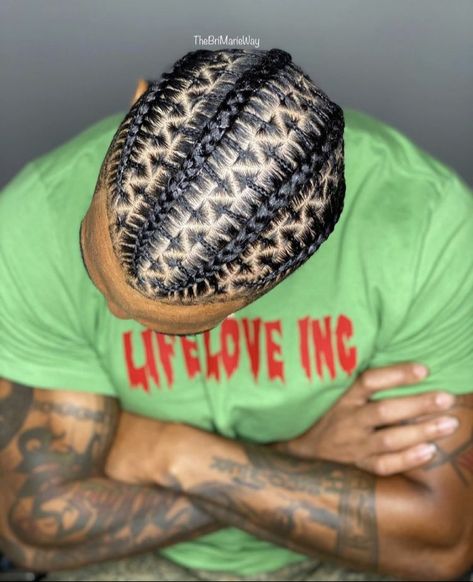 Men’s Cornrows Designs, Designer Braids For Men, Two Braids Men Black, Male Cornrows Hairstyles, Men Bun Braids, Men Braids Hairstyles Design, Black Male Hairstyles Cornrows, Mens Braid Styles For Men, Mens Braids Designs