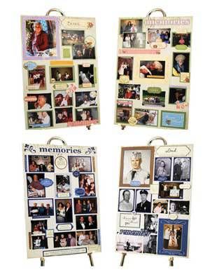 An Easy Way to Create Beautiful Memory Boards DIY Memory Board Diy, Photo Collage Board, Memory Boards, Memory Collage, Birthday Craft, Life In Order, Memorial Ideas, Memory Table, Collage Board