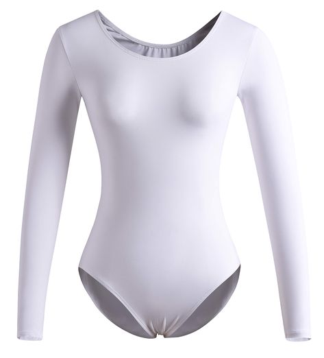 PRICES MAY VARY. Quality fabrics,High-density,super comfortable,high elasticity & recovery, hold up well.easy up and down，crotch no snaps This ballet leotard is unlined and has a moderate ballet leg line.Both sizes of fabric are smooth,No itching Leotards with 4 way stretch, more close and exquisite, show your beauty when dance ballet train & show leotards suit for women adult dance ballet gymnastic activity, party undergarment or Halloween costume Machine wash or hand wash cold,hang to dry,no b Ballet Legs, Ballet Dance Dress, Womens Leotards, Easy Up, Camisole Leotard, Long Sleeve Leotard, Ballet Clothes, Dance Tights, Dance Ballet