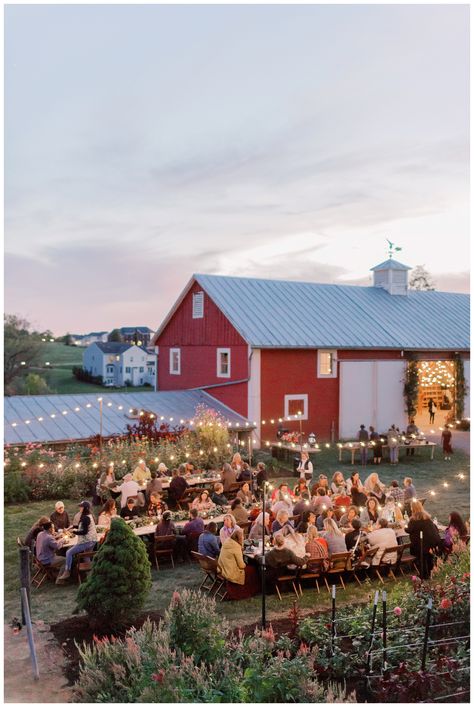 Flowerstock 2019 | Virginia Floral Workshop | Hope Flower Farm - kir2ben.com Wedding Venue Farmhouse, Small Farm Wedding Simple, Country Cottage Wedding Ideas, Wedding At Farm, Whimsical Farm Wedding, Homestead Wedding Venues, Spring Wedding Country, Farm Wedding Simple, Outdoor Farm Wedding Reception