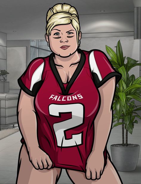 Archer Pam, Archer Show, Archer Funny, Pam Poovey, Archer Tv Show, Archer Fx, Sterling Archer, Archer Characters, Plus Size Art