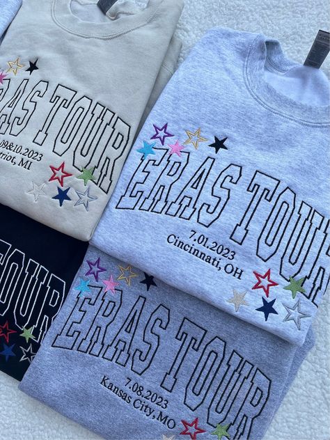 This Gender-Neutral Adult Sweatshirts item by ThingsMembroidered has 136 favorites from Etsy shoppers. Ships from Hamilton, OH. Listed on Aug 30, 2023 Taylor Swift Sweatshirt, Eras Tour Sweatshirt, Ts Eras Tour, Ts Eras, Eras Tour Merch, Lover Album, Custom Embroidered Sweatshirt, Embroidered Items, Taylor Swift Shirts