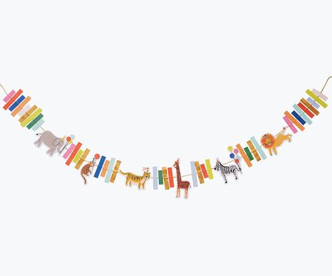 PRICES MAY VARY. BRIGHT, BEAUTIFUL DESIGN: The Rifle Paper Co. Party Animal Garland, 8' L, is perfect for your engagement party, baby shower, or birthday brunch! Have a parade of Party Animals at your next celebration with the 8-foot garland that features six different animals and lux gold metallic foil! EVERYTHING YOU NEED AND MORE: Rifle Paper Co. offers a wide variety of products that range from stationery and greeting cards to phone cases and home décor. This trendy lifestyle brand only uses Garland Paper, Party Fans, Different Animals, Party Animals, Party Animal, Paper Garland, Party Stores, Party In A Box, Animal Friends