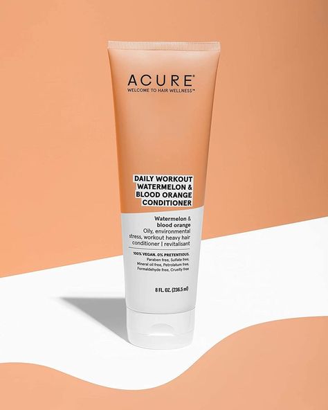 Kanvas Beauty on Instagram: “🍊🧡✨NEW TO SHOP✨🧡🍊 Acure's Daily Workout Watermelon & Blood Orange Shampoo & Conditioner is perfect for oily scalps, gym go-ers and those…” Acure Shampoo, Watermelon Seed, Daily Workouts, Citrus Sinensis, Clove Bud, Watermelon Fruit, Oily Scalp, Theobroma Cacao, Orange Oil