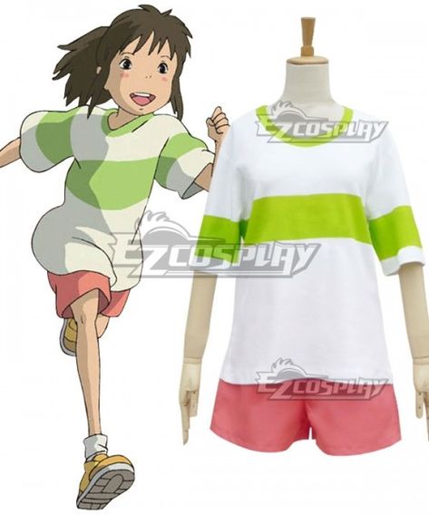 Hayao Miyazaki Sen to Chihiro no Kamikakushi Spirited Away Ogino Chihiro Cosplay Costume #Sen, #Chihiro, #Hayao Chihiro Costume, Chihiro Cosplay, Pretty Halloween Costumes, Cosplay Accessories, Cosplay Tips, Hayao Miyazaki, Miyazaki, Machine Knitting, Halloween Outfits