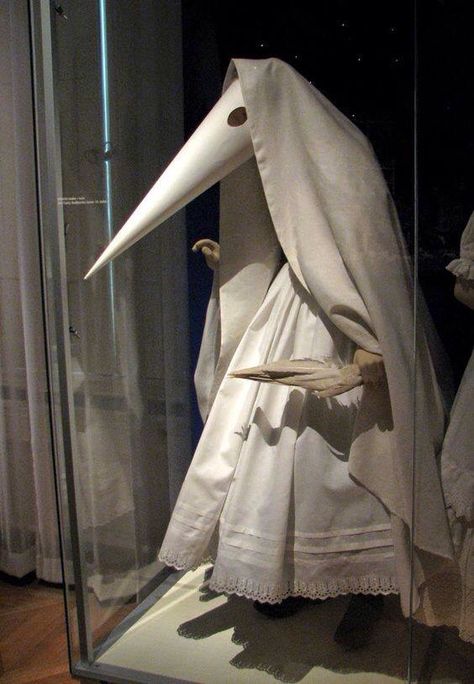 Plague Doctor, Mask, Glass, White