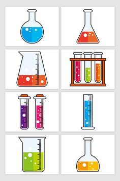 Laboratory Cartoon, Science Elements, Science Lab Decorations, Science Party Decorations, Science Printables, Science Clipart, Chemistry Art, Science Kids, Science Room