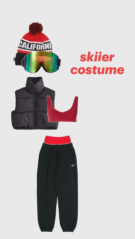 halloween costume ideas Skier Halloween Costume, Skiers Halloween Costume, Skier Costume, Halloween Costume Ideas, Costume Ideas, Halloween Costume, Halloween Costumes, Halloween