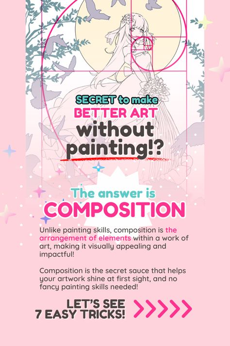 #artcomposition Composition Ideas Art, Digital Art Hacks, Composition Tutorial, Composition Reference, Creative Exercises, Composition Tips, Composition Ideas, Learn Animation, Comic Tutorial