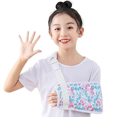 Amazon.com: Ledhlth Butterfly Kids Arm Sling for Girls Pretty Toddler Shoulder Sling for Shoulder Injury Cute Children Wrist Sling for Broken Arm Padiatric Elbow Sling for Torn Rotator Cuff (Kids S) : Health & Household Kids Arm Sling, Torn Rotator Cuff, Shoulder Injury, Arm Sling, Broken Arm, Butterfly Kids, Shoulder Injuries, Rotator Cuff, Shoulder Sling