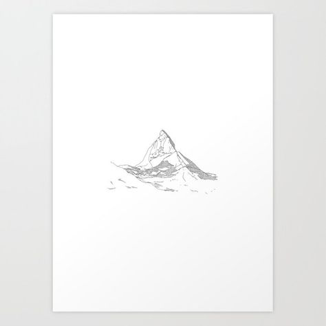 Alps Tattoo Simple, Mountain Tattoo Abstract, Alps Tattoo, Matterhorn Tattoo, Tattoo Abstract, Mountain Tattoo Simple, The Matterhorn, Tattoo Simple, Mountain Tattoo