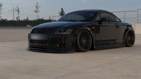 Audi Tt 225, Audi Tt Mk1, Audi Tt Roadster, Audi Tt Rs, Black Audi, Foose, Bmw Series, Street Racing Cars, Audi Rs