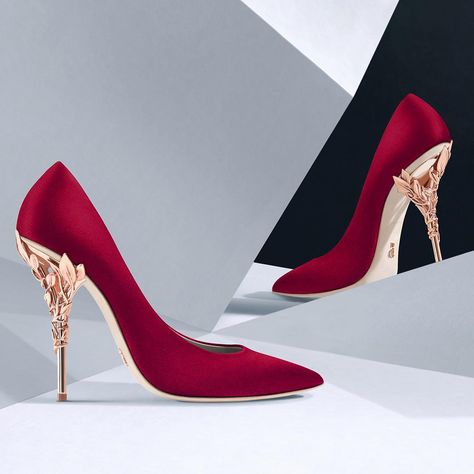 “The Ralph & Russo 'Eden' heel pumps. Available now to pre-order at our boutique in @harrods or via email at enquiries@ralphandrusso.com #ralphandrusso…” Ralph And Russo Shoes, Red Bridal Shoes, High Heels Outfit, Ralph Russo, Stylish Heels, Ralph And Russo, Prom Heels, Heels Outfits, Stunning Shoes