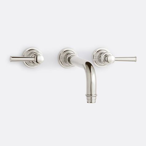 Wall mount tub faucet