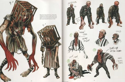 Outlast Concept Art, Bioshock Infinite Concept Art, Bio Shock Infinite, Bioshock Concept Art, Bioshock Art, Bioshock Infinite, Beast Creature, Monster Concept Art, Concept Art Character