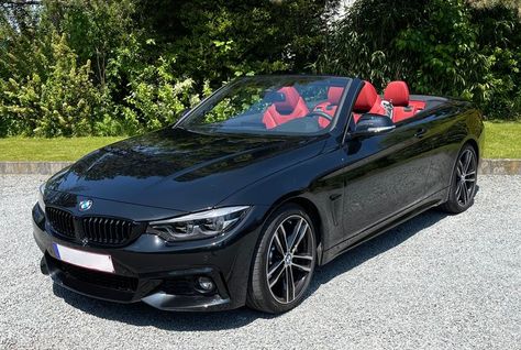 Black Convertible Car, Teen Cars, Honda Sport Bikes, Bmw Cabrio, Bmw Convertible, Bmw Black, Dream Cars Bmw, Cars Land, Bmw M6