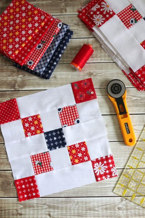 Irish Chain block tutorial | Diary of a Quilter - a quilt blog Irish Chain Quilt Pattern, Diary Of A Quilter, History Of Quilting, Amy Smart, Irish Chain Quilt, Quilt Care, Sampler Quilts, Fabric Ideas, Star Quilt Blocks