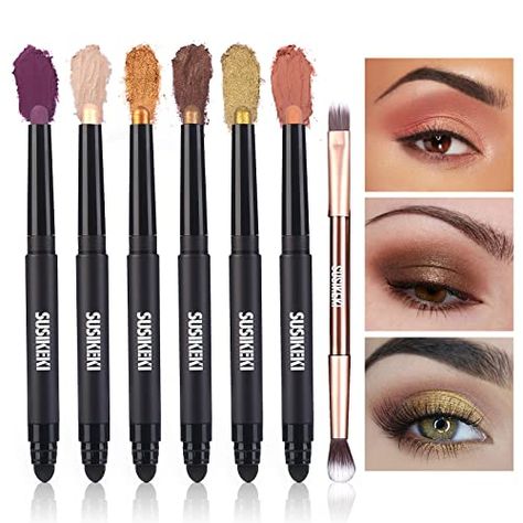 Shiny Eyeshadow, Eye Shadow Pencil, Eyeshadow Crayon, Professional Makeup Kit, Eyeshadow Pencil, Eyeshadow Set, Eyeshadow Stick, Metallic Eyeshadow, Tube Design