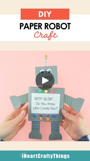 Create an Adorable Robot Card! 🤖❤️

Looking for a creative way to show someone special how much they mean to you? 

This DIY paper robot card is perfect! 🧡 It's super easy to make, and the best part? You can add a personal photo or a sweet message inside. 

If you're ready to get started and need all the instructions, please click on this link: https://buff.ly/3YTt9Sz and let the crafting begin! 🎨✂️

#RobotCard #KidsCrafts #DIYCard #CraftingWithKids #FamilyFun #CreativeCrafts | I Heart Crafty Things Robot Pop Up Card, How To Make A Robot, Robot Card, Paper Robot, Make A Robot, Robot Craft, Sweet Message, Sweet Messages, Someone Special