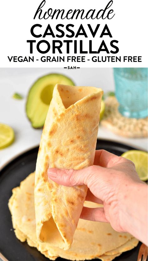 Cassava Flour Tortillas, Cassava Flour Recipes, Recipes With Flour Tortillas, Gluten Free Tortillas, Sweet As Honey, Low Carb Flour, Cassava Flour, Daniel Fast, Homemade Tortillas