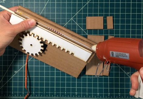 Linear Motion by Rack and Pinion: 8 Steps (with Pictures) Rack And Pinion Gears, Arduino Controller, Linear Motion, Illustration Board, Rack And Pinion, Chemical Engineering, Mechanical Design, Science Fair, Mechanical Movement