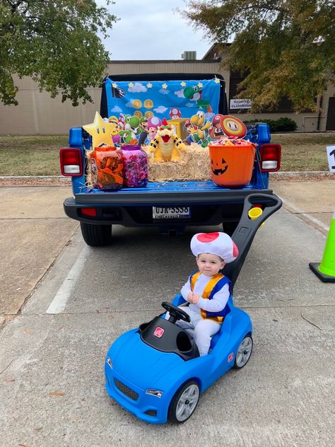 Super Mario Brothers Trunk Or Treat Ideas, Super Mario Bros Trunk Or Treat Ideas, Pickup Truck Trunk Or Treat Ideas, Super Mario Brothers Trunk Or Treat, Trunk Or Treat Mario Bros, Mario Cart Trunk Or Treat, Super Mario Trunk Or Treat Ideas, Mario Brothers Trunk Or Treat, Super Mario Bros Trunk Or Treat