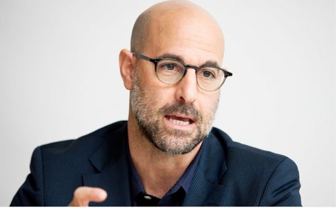 Stanley Tucci Bald Men With Beards, Bald Men Style, Bald Look, Stanley Tucci, Abercrombie Men, Bald With Beard, Ginger Beard, Bald Man, Beard Tattoo