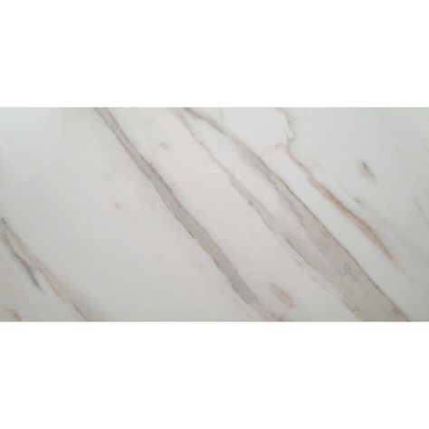 Found it at Wayfair - Pietra Calacatta 12" x 24" Porcelain Field Tile in White Calacatta Bathroom, Polished Porcelain Tiles, Ceramic Subway Tile, Feature Tiles, Porcelain Floor, Commercial Flooring, Countertop Materials, Porcelain Flooring, Beautiful Tile