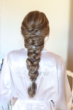 #BEAUTY, #RELATIONSHIPS #Fashion #Animals #Outfits #Winter Outfits #Animals Plaited Hairstyles For Wedding, Wedding Hairstyles For Long Hair Plait, Brides Hairstyles Braid, Bride Wedding Hair Braid, Loose Plait Wedding Hair, Big Braids Hairstyles Wedding, Long Braided Wedding Hairstyles, Bridesmaid Hairstyles For Thick Long Hair, Thick Braid Wedding Hair