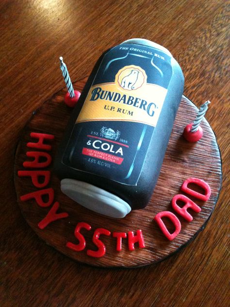 Bundy rum can cake Bundaberg Rum, Alcohol Cake, Sparkle Cake, Happy Birthday Man, Cake In A Can, Hbd Quotes, Birthday Inspo, Rum Cake, Birthday Cakes