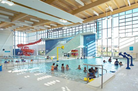 Gallery of Cassie Campbell Community Centre / Perkins+Will - 1 Swimming Academy, Aquatics Center, Pool Building, Aquatic Therapy, Swimming Pool Pond, Aquatic Center, Sports Centre, Children Swimming Pool, Aqua Park