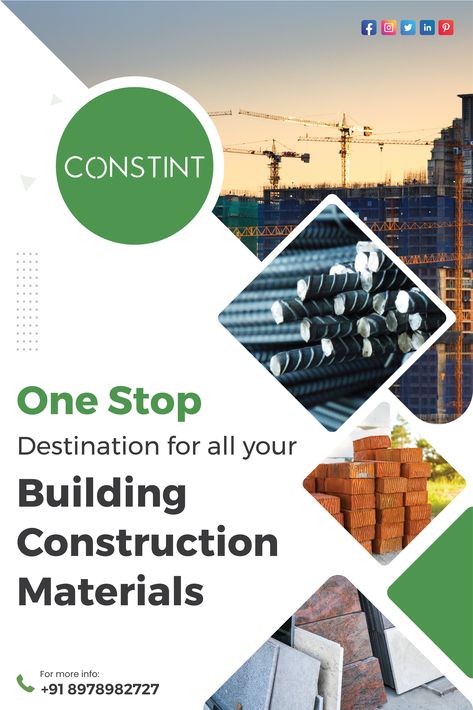 Building Construction Materials Roofing Ads, Construction Website Templates, Engineering Poster, Rubber Paver, Building Construction Materials, Cover Photo Design, Board Mood, African Interior Design, Ads Banner